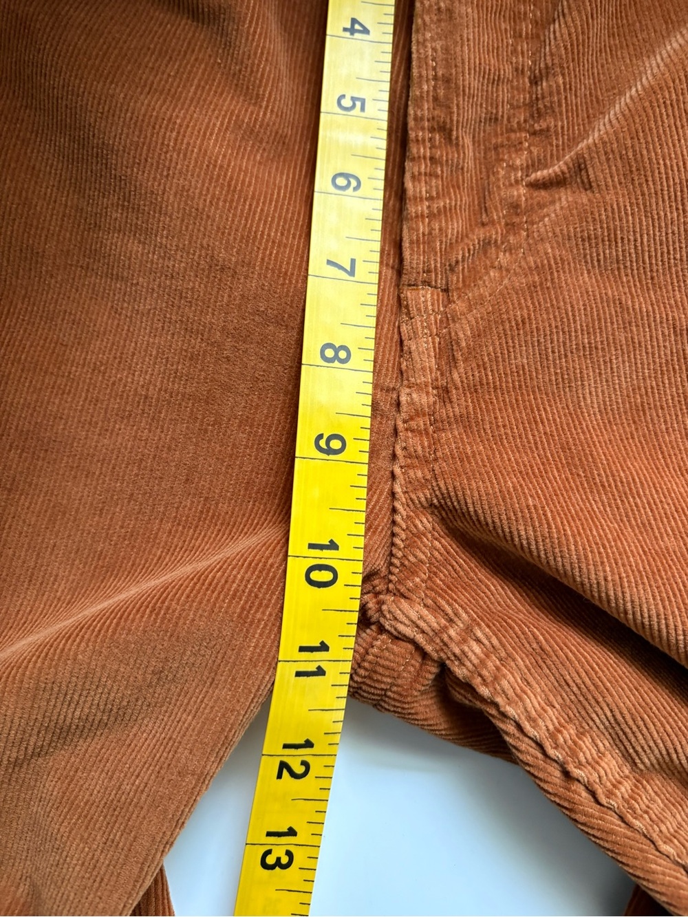 Everlane The Cheeky Straight Corduroy Pant Cognac/Rust Size 27 - Picture 8 of 10
